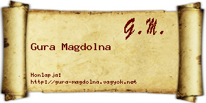 Gura Magdolna névjegykártya